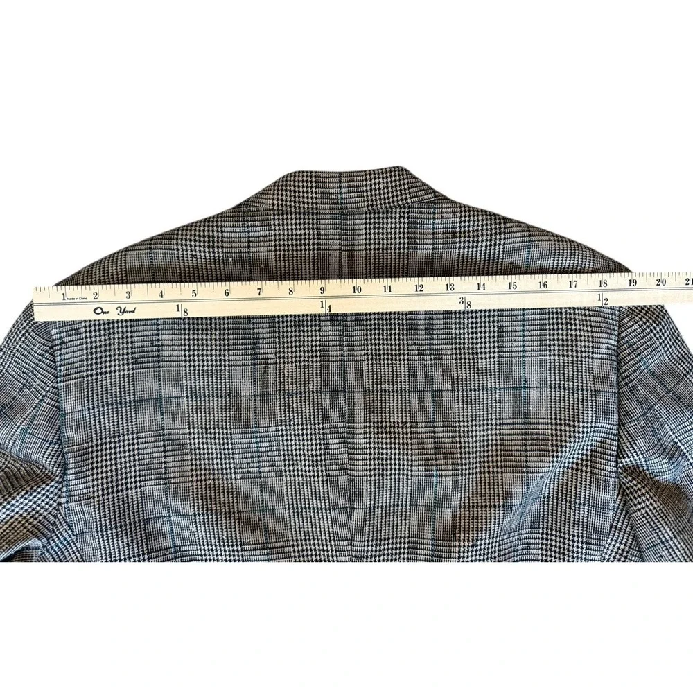 Silk Glen Plaid Blazer SOUTHAMPTON for NORDSTROM Men's 41R Sport Coat Jacket